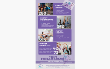 TARIFS 2025 - 2026