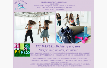NOUVEAU FITNESS DANSE ADO 13 A 17 ANS